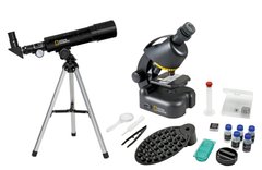 Мікроскоп National Geographic 40x-640x + Телескоп 50/360 з кейсом