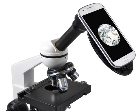 Микроскоп Bresser Erudit Basic Mono 40x-400x с кейсом и адаптером для смартфона