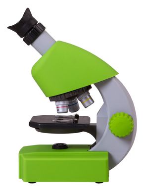 Мікроскоп Bresser Junior 40x-640x Green з набором для дослідів і адаптером для смартфона