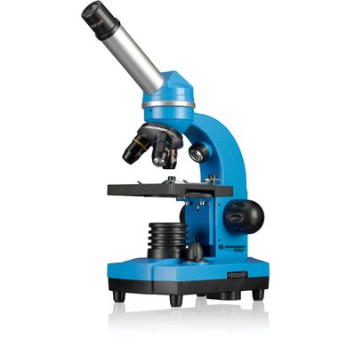 Микроскоп Bresser Junior Biolux SEL 40x-1600x Blue с набором для опытов и адаптером для смартфона