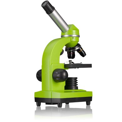 Микроскоп Bresser Junior Biolux SEL 40x-1600x Green с набором для опытов и адаптером для смартфона