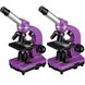 Микроскоп Bresser Junior Biolux SEL 40x-1600x Purple с набором для опытов и адаптером для смартфона