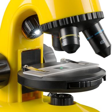 Микроскоп National Geographic Biolux 40x-800x с набором для опытов и адаптером для смартфона
