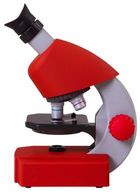 Мікроскоп Bresser Junior 40x-640x Red з набором для дослідів і адаптером для смартфона
