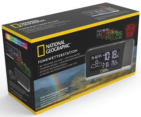 Метеостанція National Geographic Multi Colour Black
