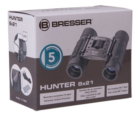 Бiнокль Bresser Hunter 8x21